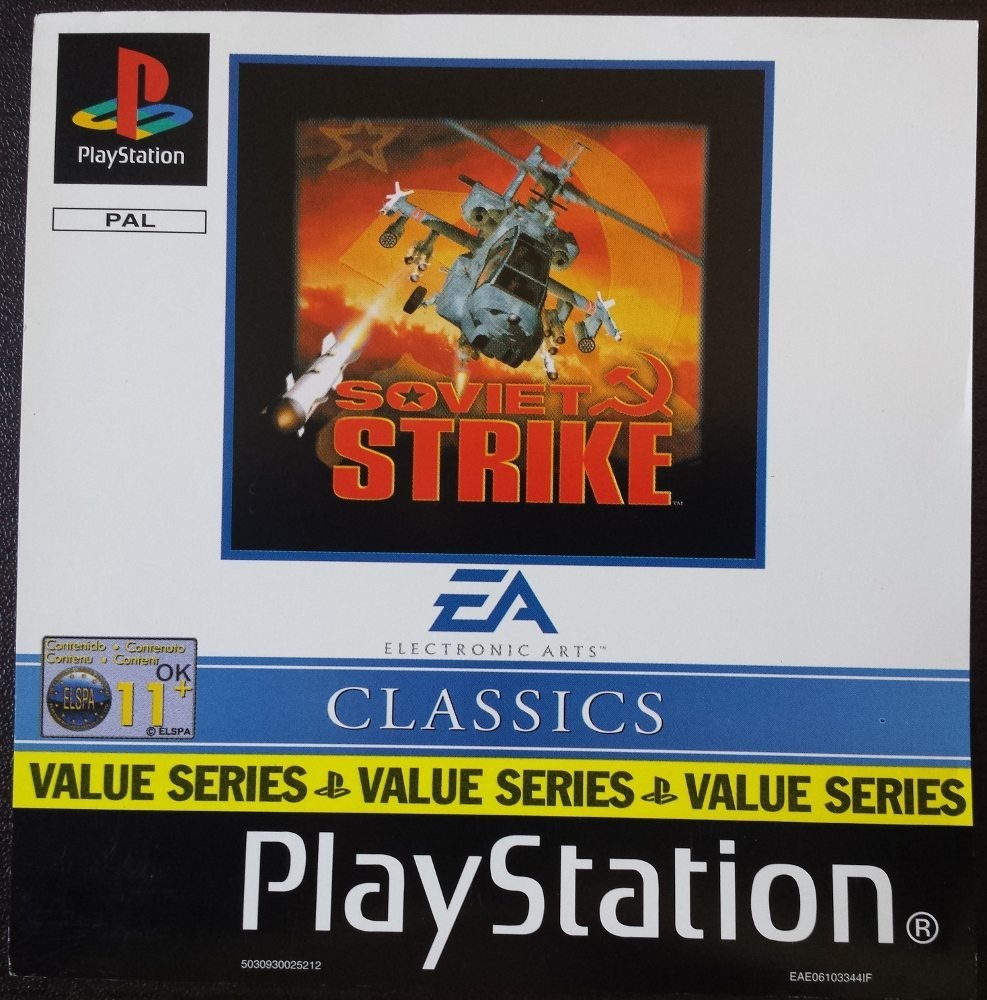Joc PS1 Soviet Strike EA Classics