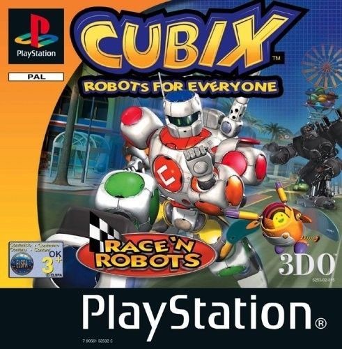 Joc PS1 Cubix - Robots for everyone - Race N Robots - E