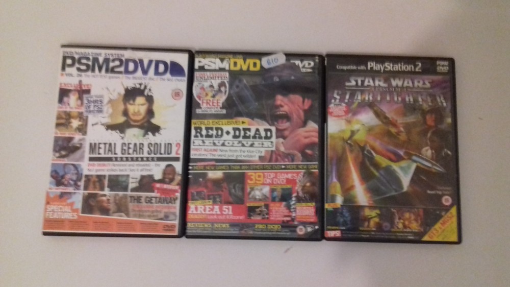 PS2  Játék PSM DVD 2 x 3