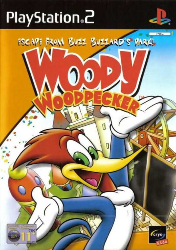 Hra PS2 Woody Woodpecker  Escape from Buzz Buzzard's Park