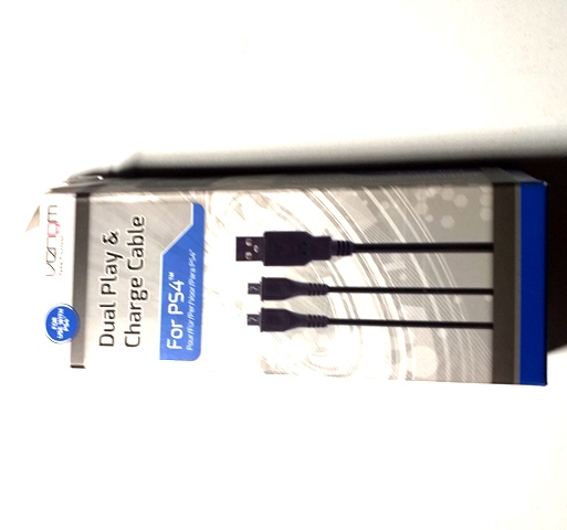 Duální kabel Venom 3m pro nabíjení 2 ovladačů PS4 / XBOX One