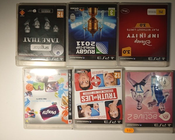 Joc PS3 EA Active + Truth or lies + Play TV + Rugby + Take That + Disney Infinity