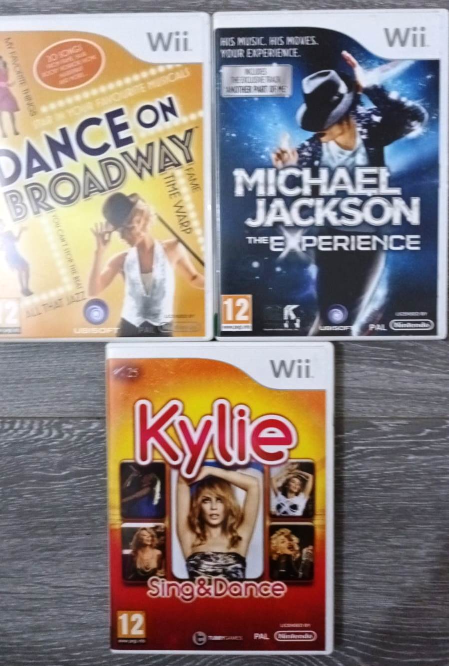 Joc Nintendo Wii Dance on Broadway + Kylie Sing and Dance + Michael Jackson The Experience