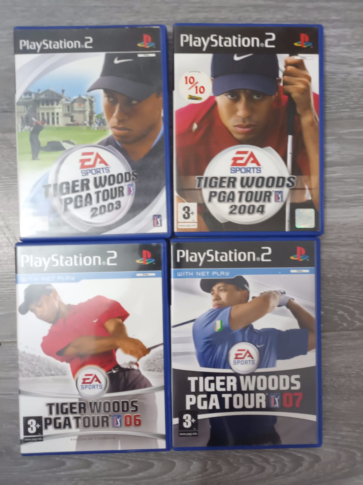 Joc PS2 Tiger Woods PGA Tour 2003 + 2004 + 06 + 07
