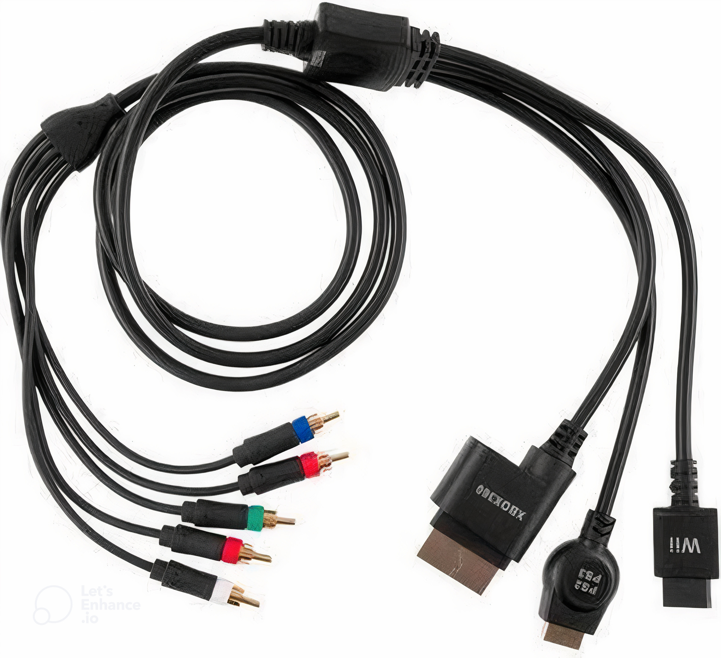 Cablu component pentru  XBOX 360 / PlayStation PS1, PS2, PS3 / Nintendo Wii, Wii U - EAN 3700372704526