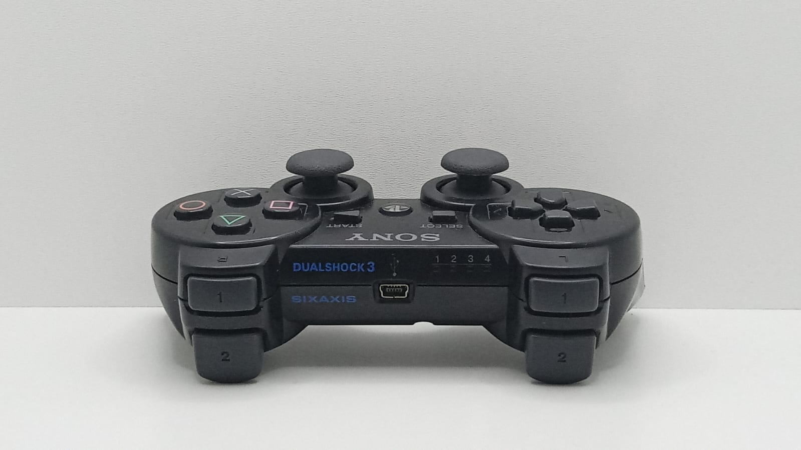 Controller wireless Dualshock 3 PlayStation 3 PS3 - NEGRU - SONY® - curatat si reconditionat