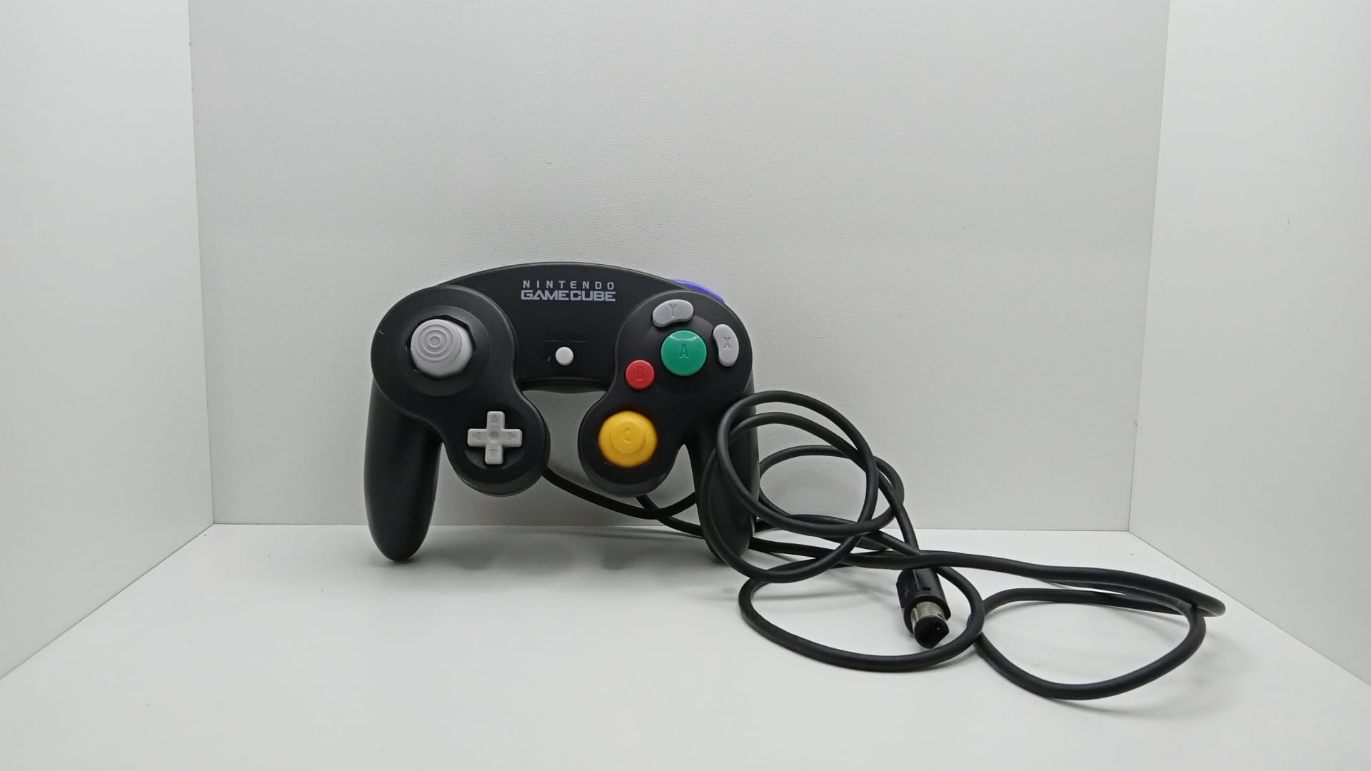 χειριστήριο  Nintendo GameCube - Nintendo® - Black  - καθαρίστηκε και ανακαινίστηκε