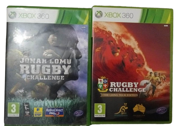 игра XBOX 360 Jonah Lomu Rugby Challenge + Jonah Lomu Rugby Challenge 2