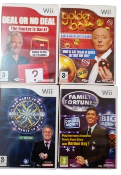 Joc Nintendo Wii Deal or no deal + Trivial Pursuit + Golden Balls +  Who wants to be a millionaire