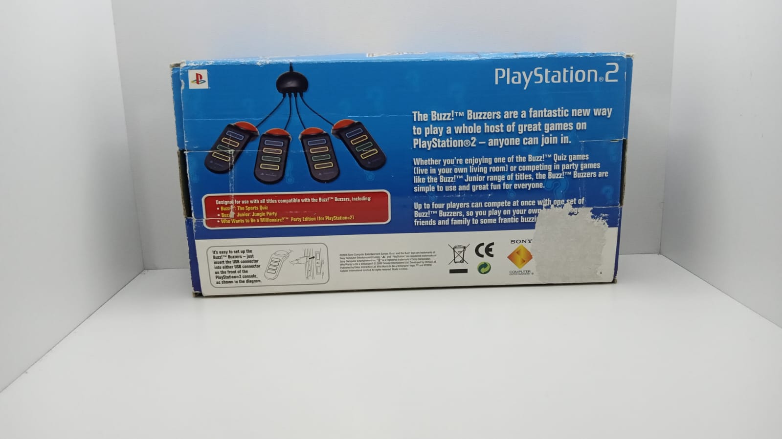 Set 4 Buzz Controller  - PlayStation PS2