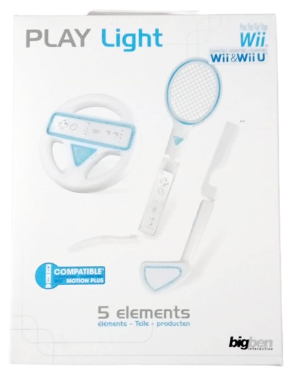 Volan + Paleta tenis + Crosa golf - Nintendo Wii / Wii U  - Alb / Albastru EAN: 3499550269659