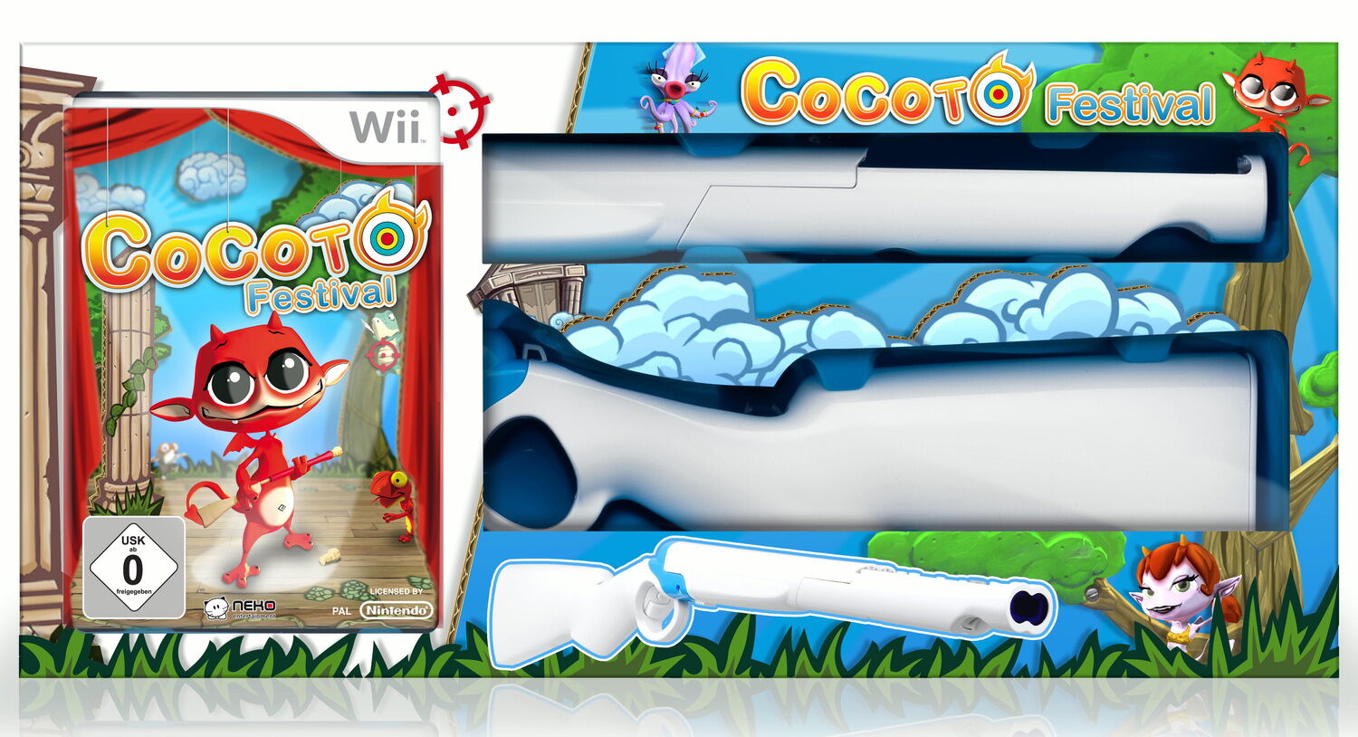 Cocoto Festival + Pusca - Nintendo Wii  - EAN: 3499550269352