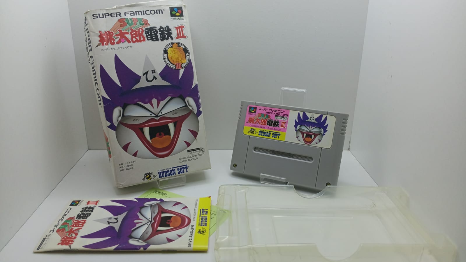 Joc Nintendo Super Famicom NTSC-J -  Super Momotaro Electric Railway 3 (e)
