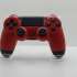 Controller wireless Dualshock 4 PlayStation 4 PS4 - Rosu/Negru - SONY® - curatat si reconditionat